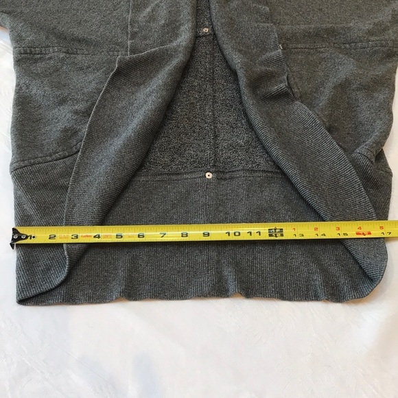 Aritzia Wilfred Diderot Cocoon Grey Open Cardigan Sweater Womens Small - Picture 15 of 16